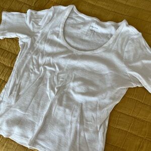 Everlane The Vintage Rib Scoop-Neck Top